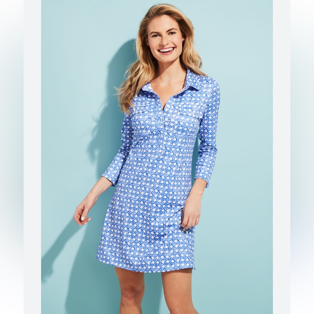 Vineyard Vines UPF Shirt Dress NWOT Size S